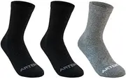 ARTENGO Decathlon RS 160 Kids Sports High Socks 3-Pack EU 35-38 Dark Grey
