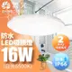 舞光 LED 防水膠囊吸頂燈 2-3坪 16W IP66(白光/黃光)