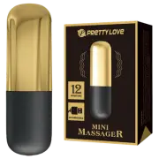 Rechargeable Mini Massager (Gold)