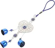 ANDRESLAD Hanging Evil Eye Wind Bell Decoration Unique Outdoor Hanging Decor Meticulously Crafted Evil Eye Charm Pendant Distinctive Ornament for Home Hotel Guesthouse Decor