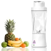 Portable Juicer Blender, USB Rechargeable Smoothie Maker with 6 Upgraded Blad...