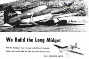 Rare MIDGET MUSTANG PLAN + AIR TRAILS ARTICLES to Build a 32" UC Model Airplane