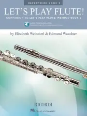 Let's Play Flute Repertoire Book 2 Piano Classical Sheet Music Online Audio