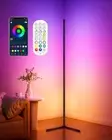 Corner Floor Lamp, 65" Smart RGB Color Changing LED Floor Lamp with APP and R...