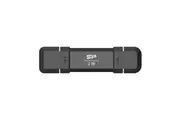 Silicon Power 2TB DS72 R/W up to 1050/850 MB/s, Pocket-Sized, Portable External SSD, External Solid State Drive, USB-C/A, SP002TBUC3S72V1K