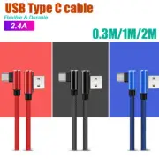 USB Type C Cable angle Samsung Galaxy S8 S9 S10 PLUS Note 10 Google HUWEI