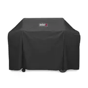 Outdoor Barbecue Genesis II Protected with Premium Grill Shelter