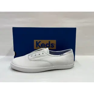 現貨 keds 白鞋 懶人鞋 免綁鞋帶 皮革 軟皮革 小白鞋 護士 白鞋 CHILLAX LEATHER W132993