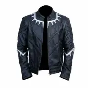 Chadwick Boseman 2018 Black Panther Faux Leather Jacket