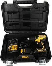 [DEWALT] DCD777S2T 18V 1.5Ah Brushless Cordless Drill with Two Speed Full Metal Gearbox 15 Torque Levels Including Two Batteries System Quick Charger and Tstak Box DCD777S2T