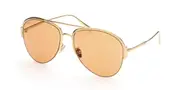 TODS TO0312-H 30E Women’s Sunglasses Gold Size 60