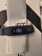 iFIT VUE Black Blue Adjustable Wristband Fitness Tracker NIB