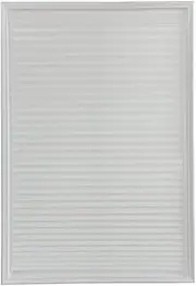 JstDoit Vertical Pleated Temporary Blinds No Drilling Self Adhesive Easy to Install Fits Blinds Window Roller for Bathroom Kitchen Living Room Office (White), 60*150cm