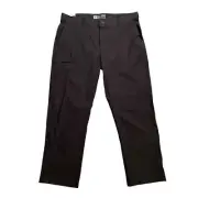 Unionbay Pants Mens 38 Black Nylon UB Tech Classic Fit Comfort Waist Stretch