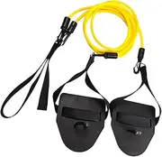 Swimming Arm Trainer Resistance Bands Exercise Bands Stretch Professional Elastic Band Resistance Stretch Cords for Gym Swimmers Triathletes, Yellow
