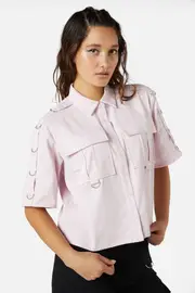 Jagger O-Ring Crop Blouse