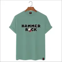 在飛比找蝦皮購物優惠-Hammer Rock T 恤男士 Distro Origi