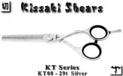 Kissaki KT Series KT08 6.0" 29t Silver Hair Cutting Scissors Salon Hair Shears