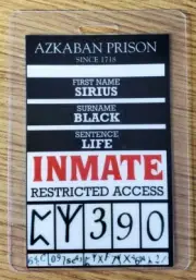 Harry Potter ID Badge - Azkaban Prison Sirius Black cosplay prop costume style B
