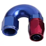 Aeroflow 550 Series Cutter Style Swivel 180° Stepped Hose End -10AN to -12 Hose, AF556-12-10