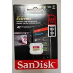 (全新現貨) SANDISK EXTREME MICROSDXC A2 256GB 記憶卡