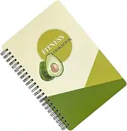 NUOBESTY 3pcs Fitness Notebook A5 Spiral Notebook Fitness Journal A5 Notebook Training Diary Meal Planner Journal Planner for Men Time Management Notepad A5 Schedule Notebook Coil Notebook