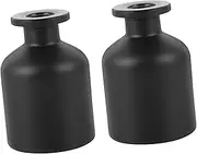 MUELODSIC 2Pcs Versatile Decorative Aroma Bottles for Home Fragrance Frosted Scented Diffuser Vases Stylish Living Room Decor for Essential Oils and Perfumes