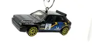 Christmas Ornament for Lancia Delta Integrale Black