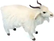 [HANSA] Turkish Goat Plush Toy, 30 cm Length, White