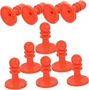 Kisangel 10pcs Outdoor Thunder Protection Cover Hat Anti-stab Lighting Guard for Camping Hiking Insulated Tent Support Rod Protector Lightweight Portable Safety