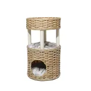 PaWz Woven Rattan Pet Bed – Dog & Cat Friendly