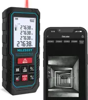 Laser Measurement Tool, ±2Mm Accuracy Laser Measure with Digital Angle Level, L