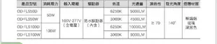 好時光～舞光 LED 50W 100W 亞瑟投光燈 投射燈 廣告燈 內含防水驅動器 全電壓 白光 黃光