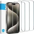 3 Pack Compatible for iPhone 16 Plus / 15 Pro Max / 15 Plus Screen Protector ...