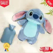 Hot Water Bottle Winter Anime Water Filling : Disney Turo Stitch Lilo Plush Toys