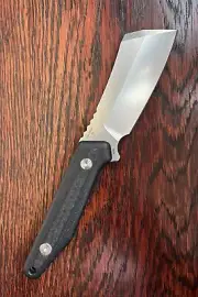 Brand New! Artisan Osprey Fixed Blade Knife Black G-10 + Red (4" Stonewash)