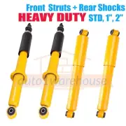 Front + Rear HD Shock Absorber for MITSUBISHI TRITON MQ MR 4WD UTE for STD 1" 2"