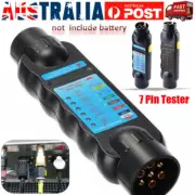 Tow Diagnostic Bar Tool 12V Trailer Plug Socket Tester 7-Pin for Trailer Towing