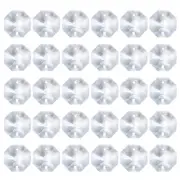 K9 Crystal Octagon Beads 2 Holes 60 Pack 16mm Chandelier Prisms Clear