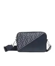 Fendi Diagonal Camera Bag One size blue