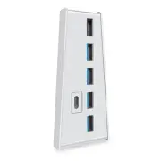 PS5 USB Hub 3.1, Extension USB Type C 3.1 High-Speed Transmission Extender White