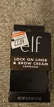 Lock On Liner and Brow Cream - Espresso by e.l.f. 0.17 oz Cream 81945