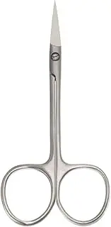 Cuticle Nail Scissors - Stainless Steel Precision Manicure Scissor Extra Pointed Straight Fingernail Scissor 9.4cm