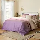 new Wild Sage Jenna PINK Ombre 96x110" KING Duvet Cover & 2 Shams