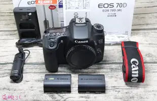 Canon EOS 70D 單機身 快門數4643張