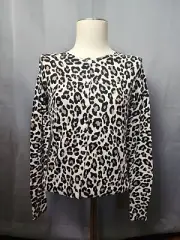 Ann Taylor LOFT Leopard print 100% Light Cotton Cardigan Sweater XS NWT Priority