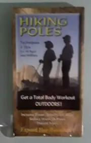 HIKING POLES techniques & tips VHS VIDEOTAPE NEW corner / edge dings