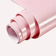 TRIXES 2PC Pink Vinyl Wrap – Sticky Back Plastic - Self Adhesive Wallpaper - Peel Paper Backing – 140cm x 40cm Sticky Back Roll - for Walls Furniture Surfaces - Cut to Size