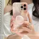 ins風大理石帶支架適用真我gt大師探索手機殼realme11女款gtneo5se創意neo3/v20全包v30防摔GT5/v23小眾10pro