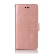Fashion Wallet Cover For Xiaomi Redmi 4X Phone Bag With Stand PU Extravagant Vintage Flip Leather Case - Rose Gold